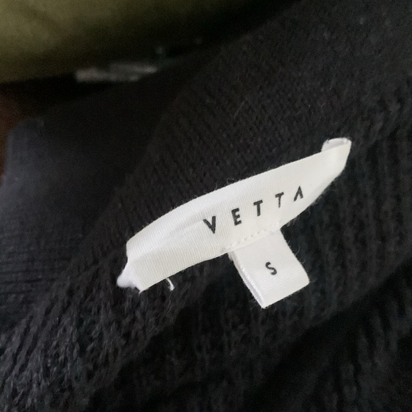 Vetta convertible capsule S The Waffle V-Neck Oversized Sweater cardigan organic - Picture 10 of 11